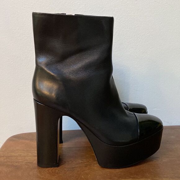 Franco Sarto Valeria Leather Platform Booties - Picture 5 of 16